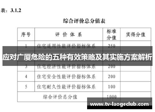 应对广厦危险的五种有效策略及其实施方案解析